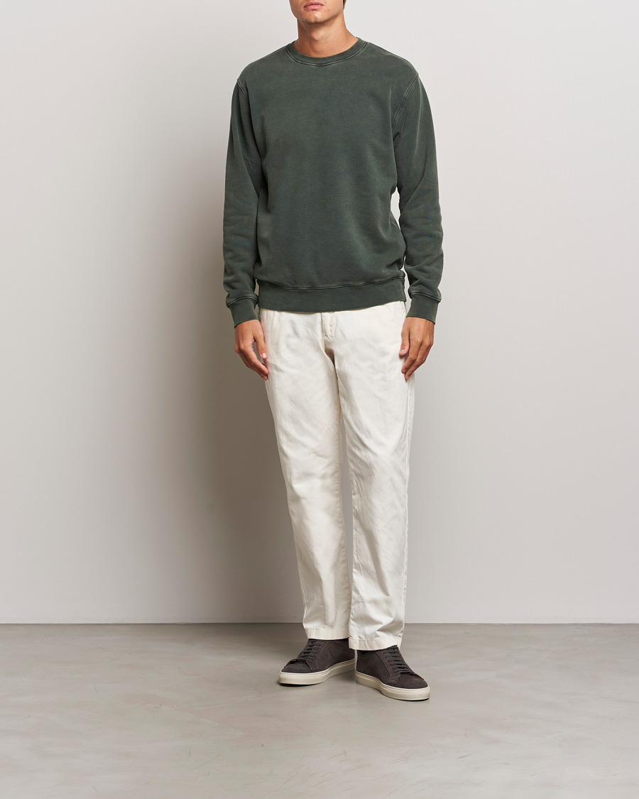 Herren | Pullover | Colorful Standard | Classic Organic Crew Neck Sweat Midnight Forest