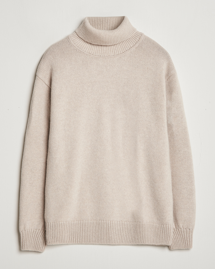 Herren | Pullover | Colorful Standard | Merino Wool Turtleneck Ivory White