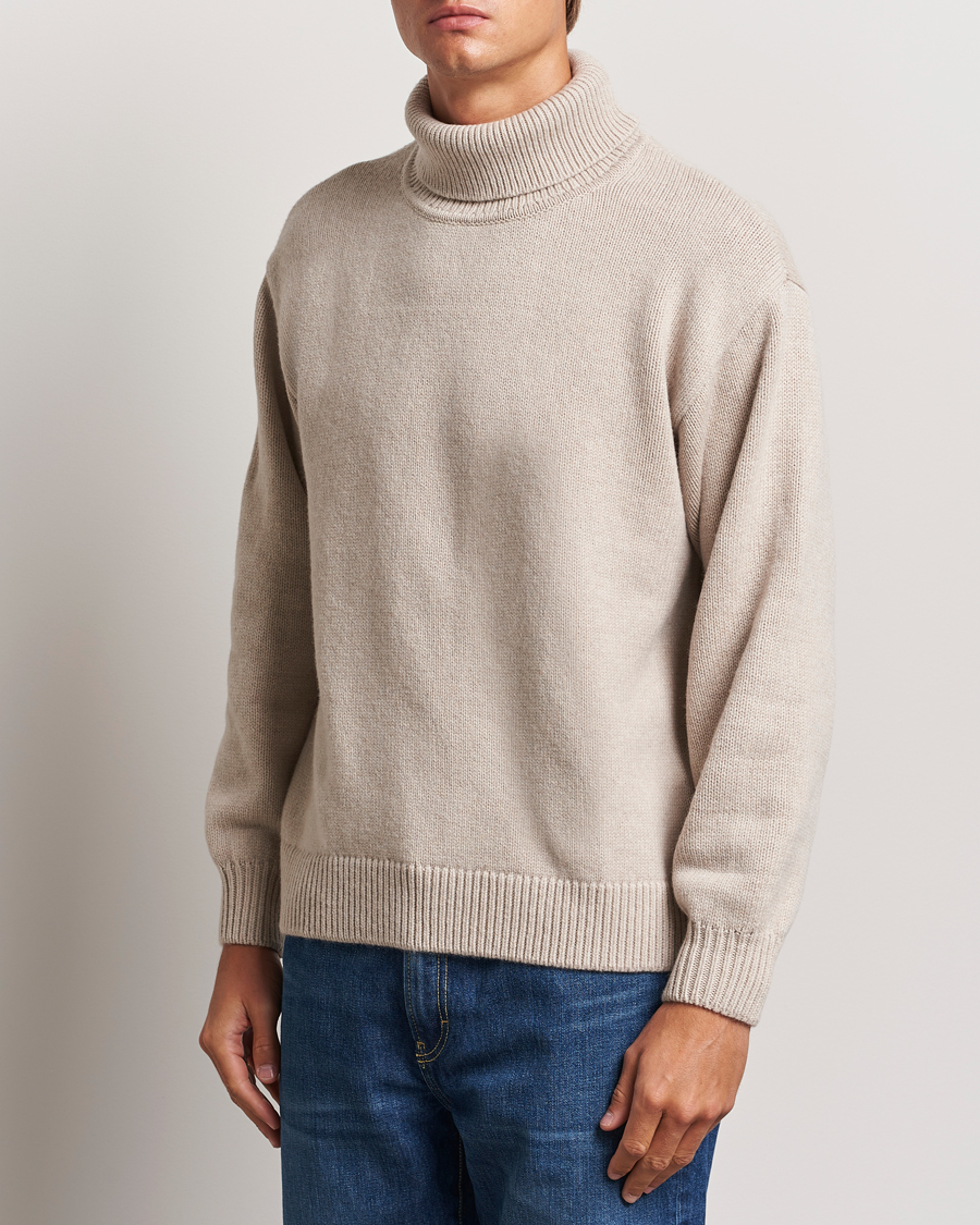 Herren | Pullover | Colorful Standard | Merino Wool Turtleneck Ivory White