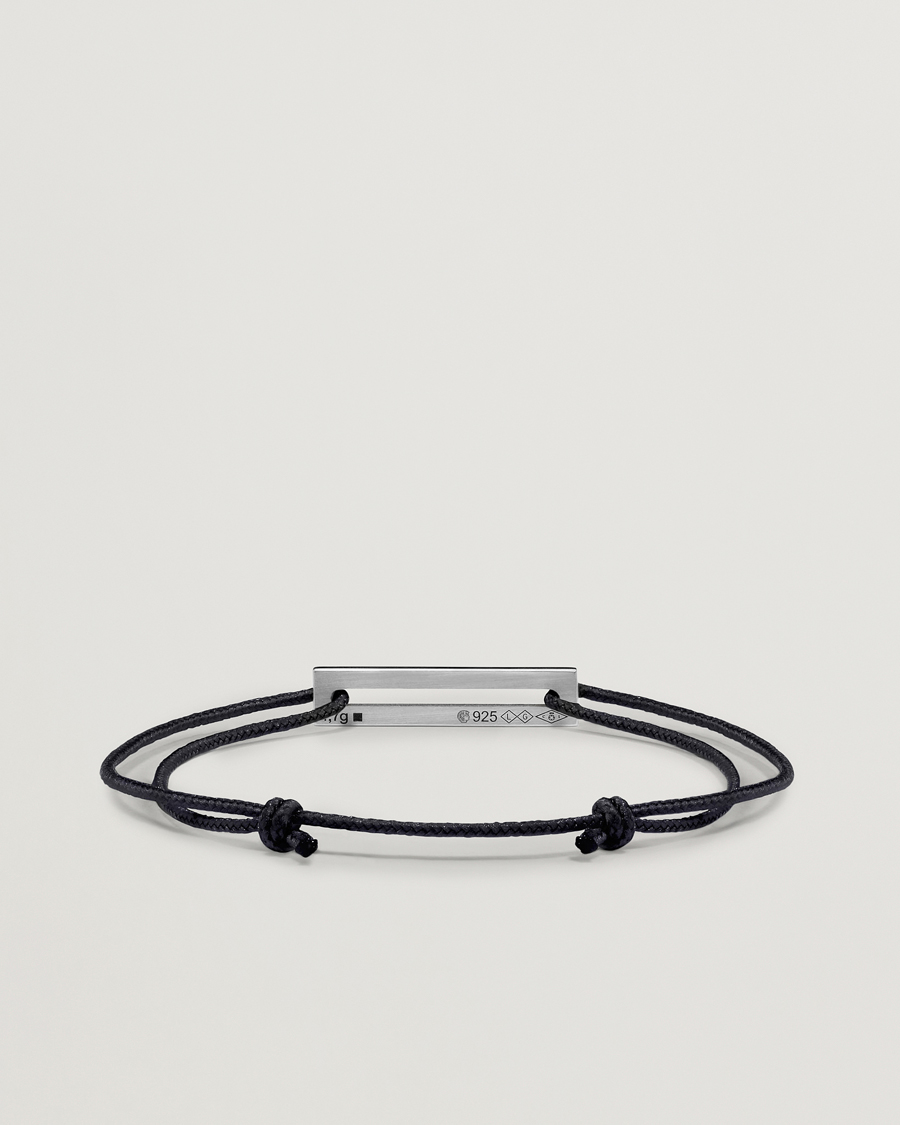 Herren | Schmuck | LE GRAMME | Lacquered Cord Bracelet Royal Blue