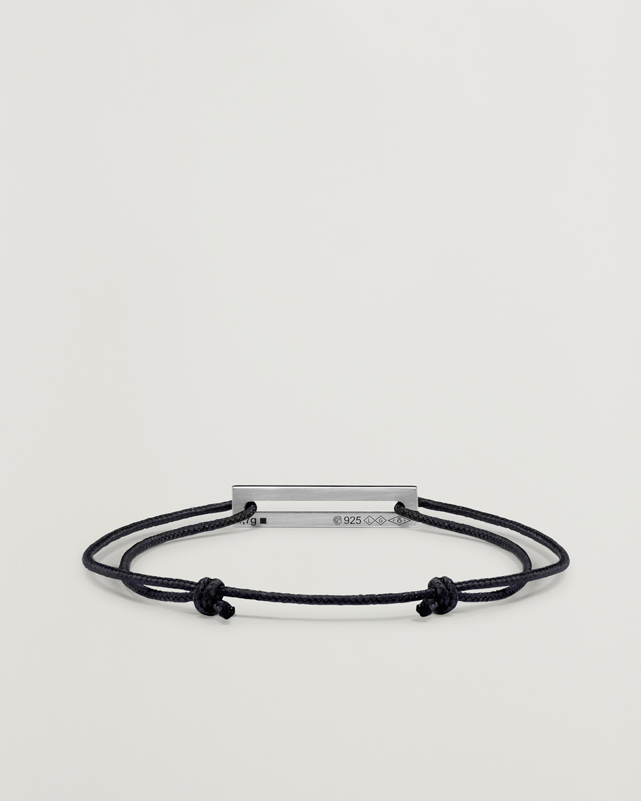 Herren | Schmuck | LE GRAMME | Lacquered Cord Bracelet Green