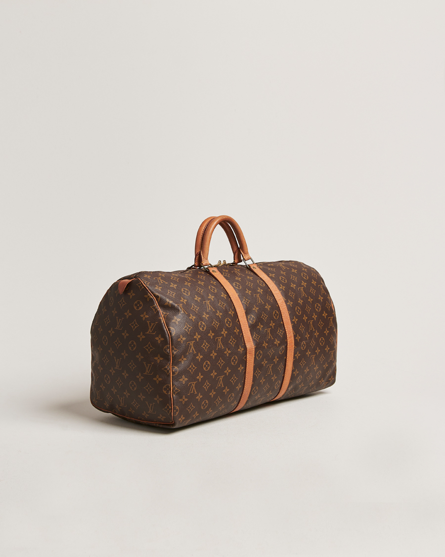 Herren | Louis Vuitton Pre-Owned Keepall 55 Bag Monogram | Louis Vuitton Pre-Owned | Keepall 55 Bag Monogram