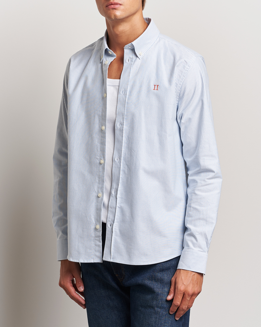 Herren | Hemden | LES DEUX | Konrad Contrast Oxford Shirt Light Blue/White