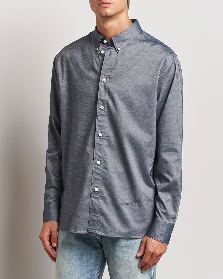 Herren | Hemden | J.Lindeberg | Regular Stretch Oxford Shirt Navy