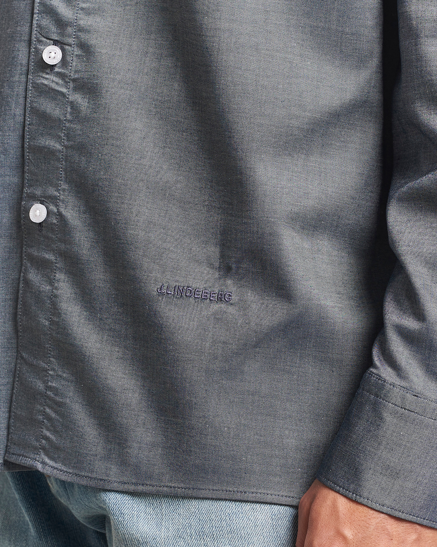 Herren | Hemden | J.Lindeberg | Regular Stretch Oxford Shirt Navy