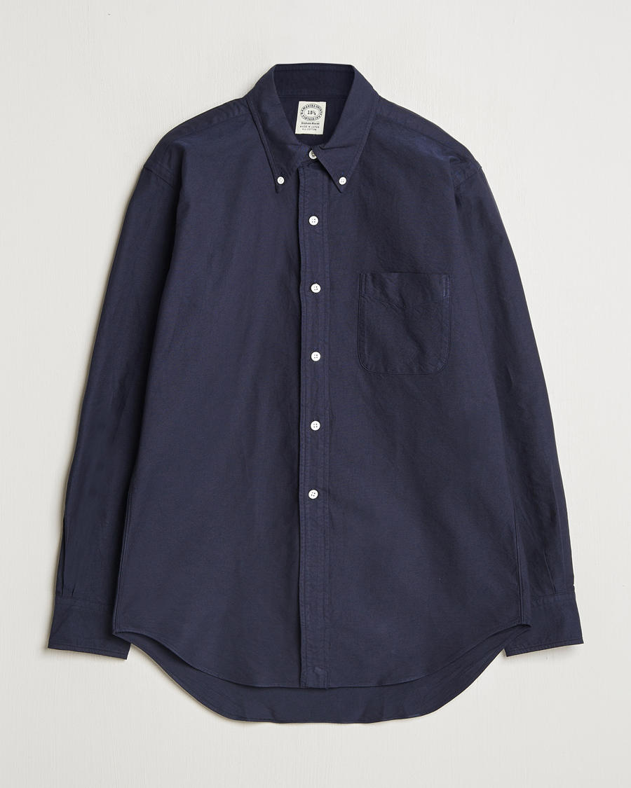 Herren | Hemden | Kamakura Shirts | Vintage Ivy Oxford Button Down Shirt Navy