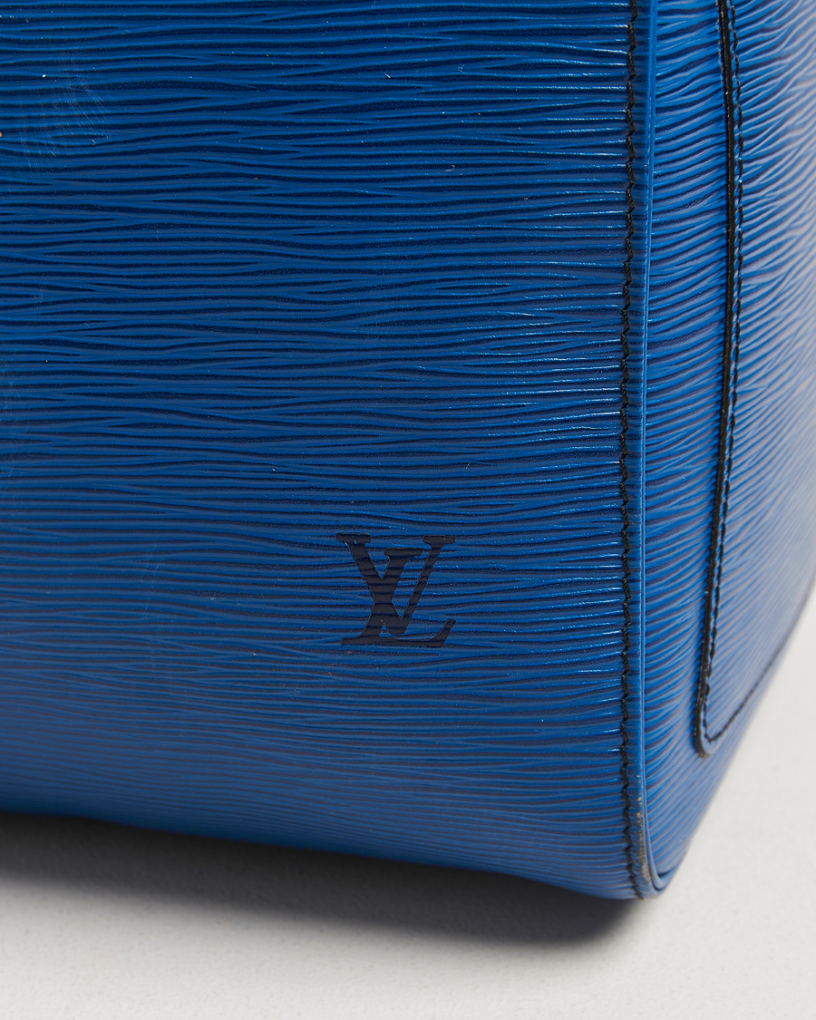 Herren | Louis Vuitton Pre-Owned Keepall 50 Epi Leather Travel Bag Blue | Louis Vuitton Pre-Owned | Keepall 50 Epi Leather Travel Bag Blue