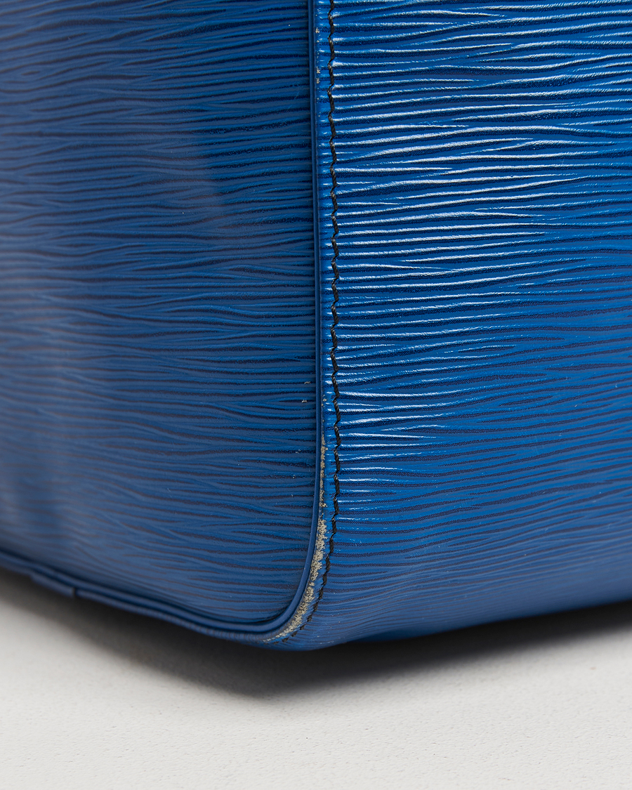 Herren | Louis Vuitton Pre-Owned Keepall 50 Epi Leather Travel Bag Blue | Louis Vuitton Pre-Owned | Keepall 50 Epi Leather Travel Bag Blue