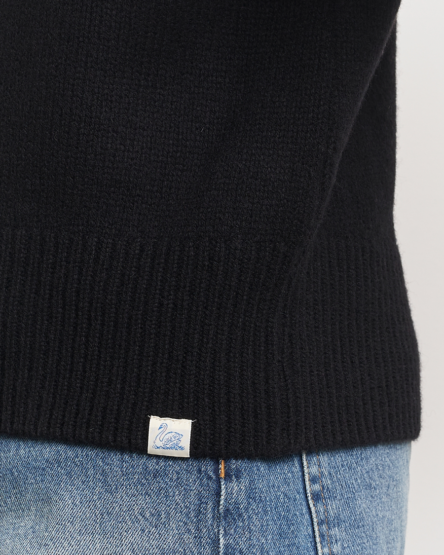 Herren | Pullover | Merz b. Schwanen | Merino/Cashmere Pullover Deep Black