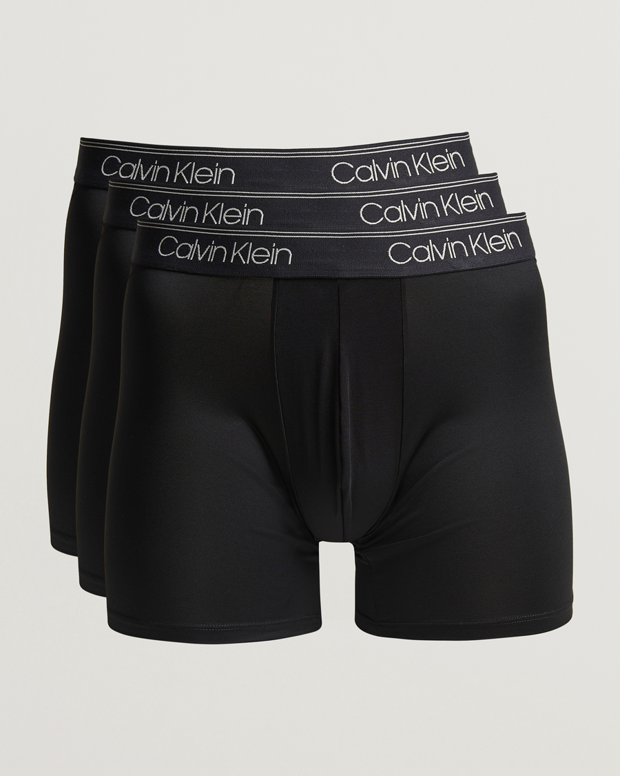 Herren | Unterwäsche | Calvin Klein | 3-Pack Micro Stretch Boxer Brief Black