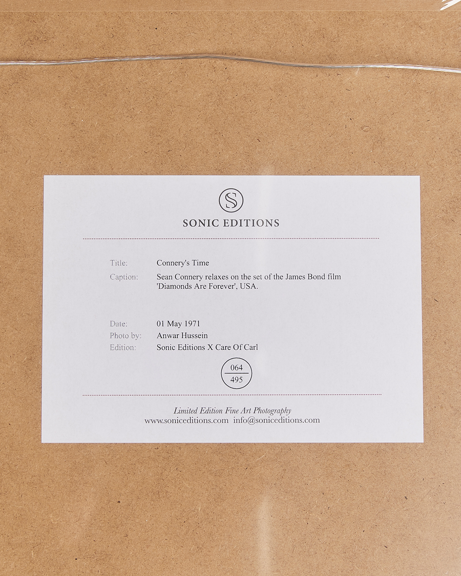 Herren | Bilder | Sonic Editions | Framed Connery’s Time