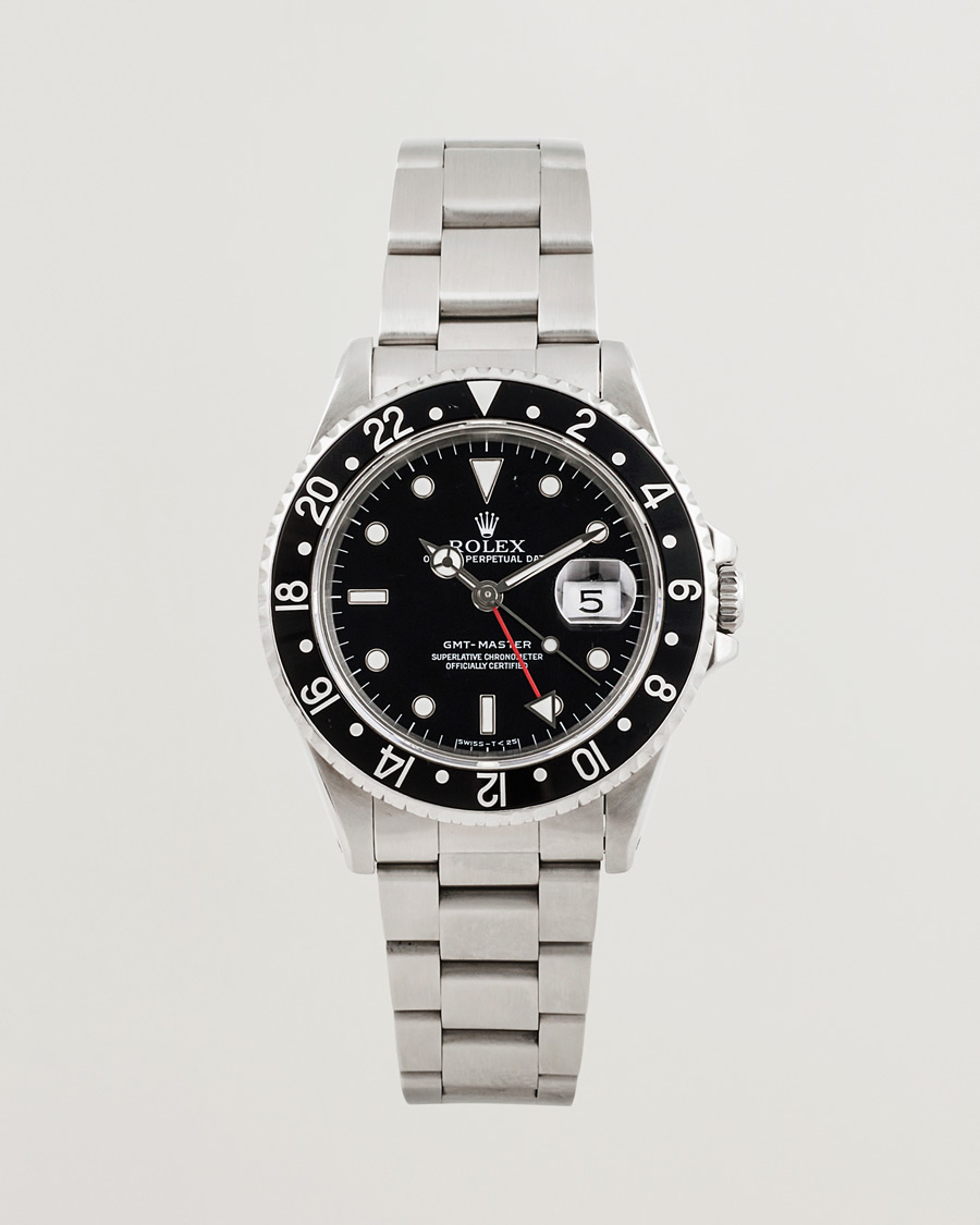 Herren | Rolex Pre-Owned Gmt-Master 16700 Silver | Rolex Pre-Owned | Gmt-Master 16700 Silver