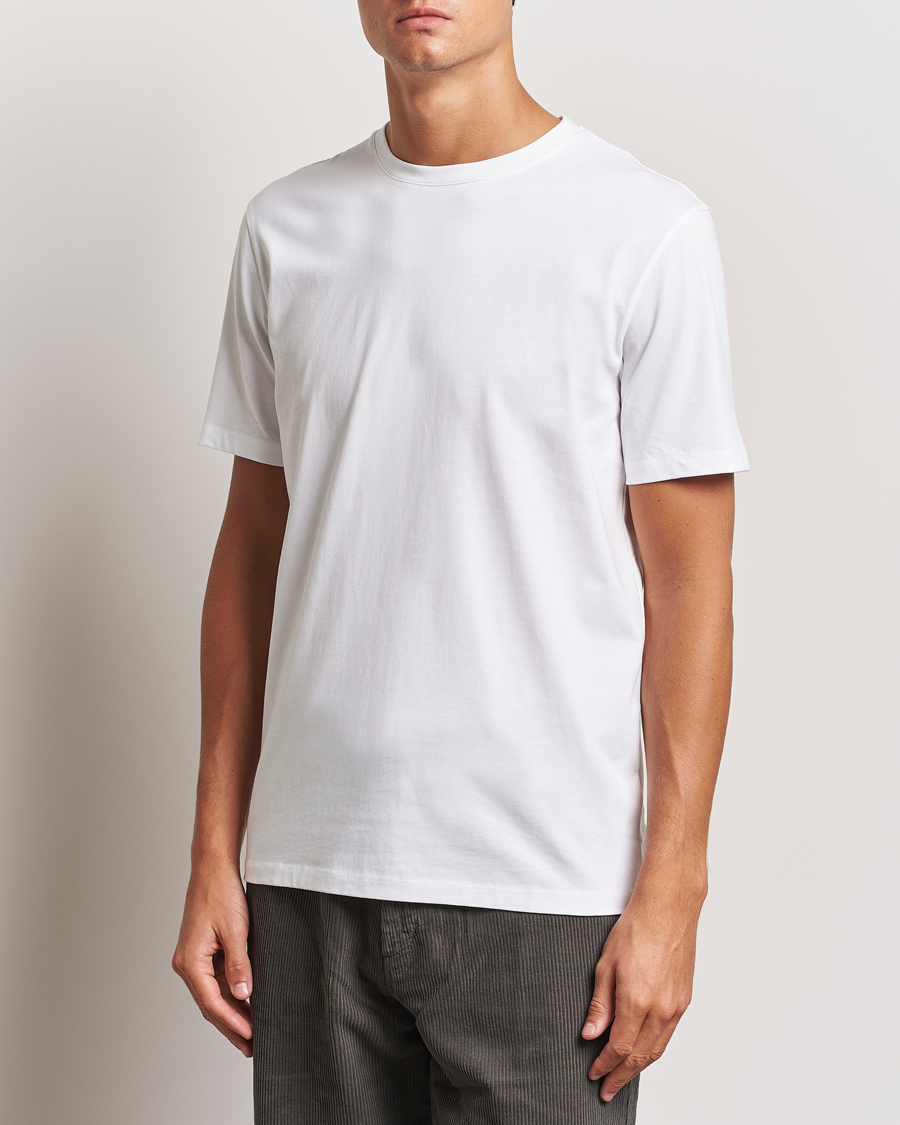 Herren | T-Shirts | A Day's March | Midweight T-Shirt White