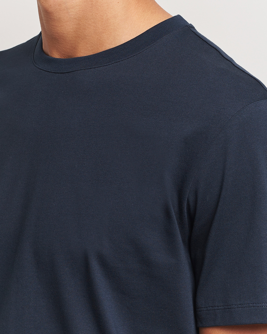 Herren | T-Shirts | A Day's March | Midweight T-Shirt Navy