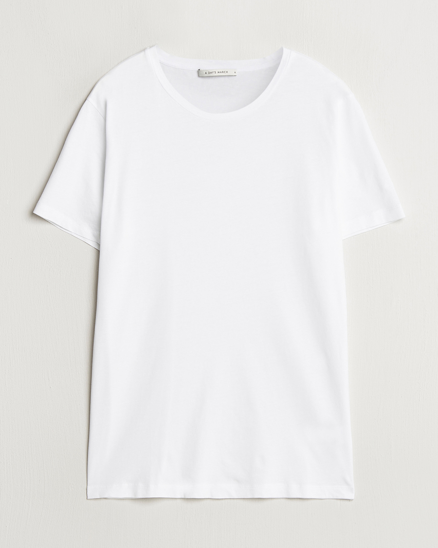 Herren | T-Shirts | A Day's March | Lightweight T-Shirt White