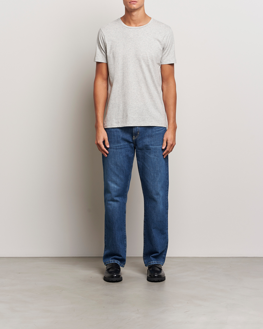 Herren | T-Shirts | A Day's March | Lightweight T-Shirt Grey Melange