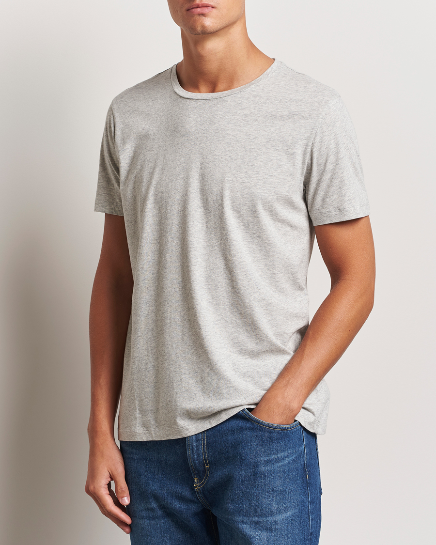 Herren | T-Shirts | A Day's March | Lightweight T-Shirt Grey Melange