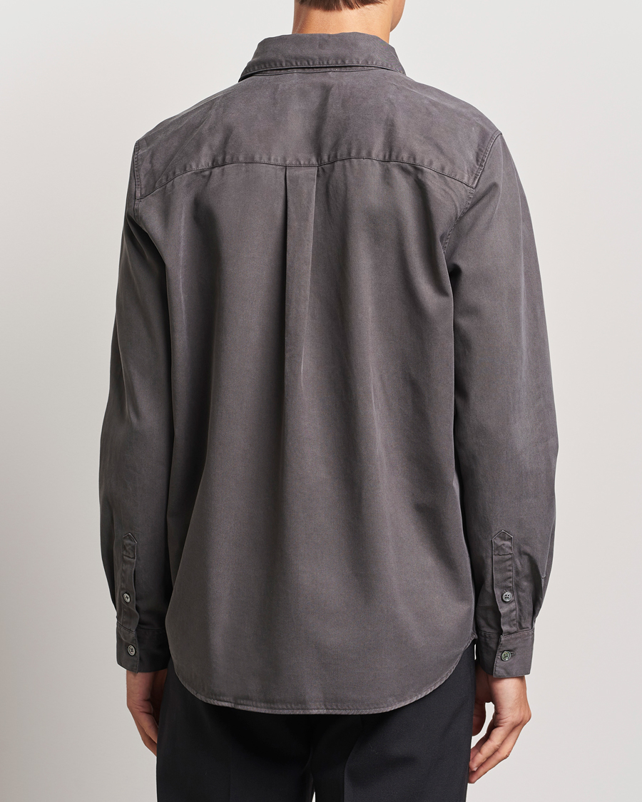 Herren | Hemden | A Day's March | Farleigh Lyocell Shirt Dark Grey