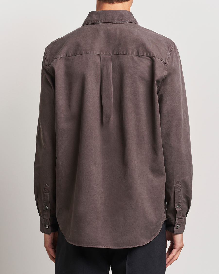 Herren | Hemden | A Day's March | Farleigh Lyocell Shirt Chocolate