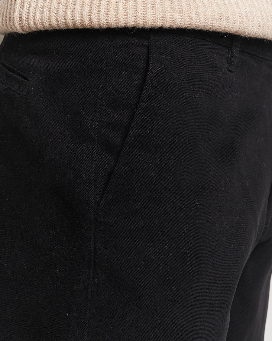 Herren | Hosen | A Day's March | Miller Cotton/Lyocell Trousers Black