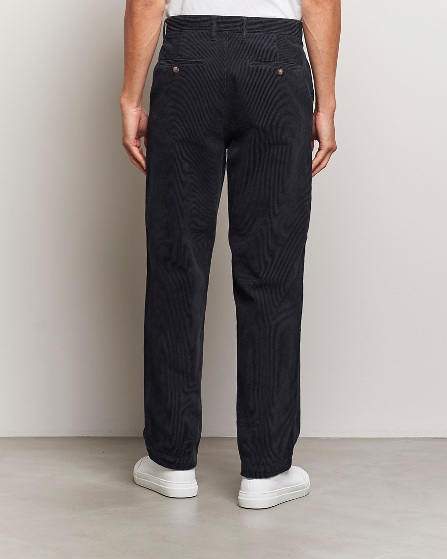 Herren | Hosen | A Day's March | Redwood Corduroy Trousers Black