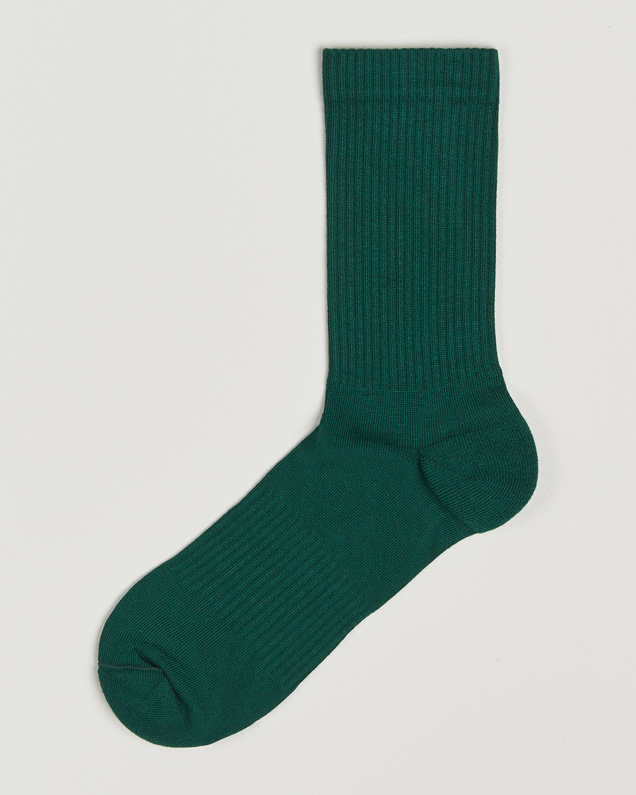 Herren | Unterwäsche | Sweyd | Crew Cotton Socks Green