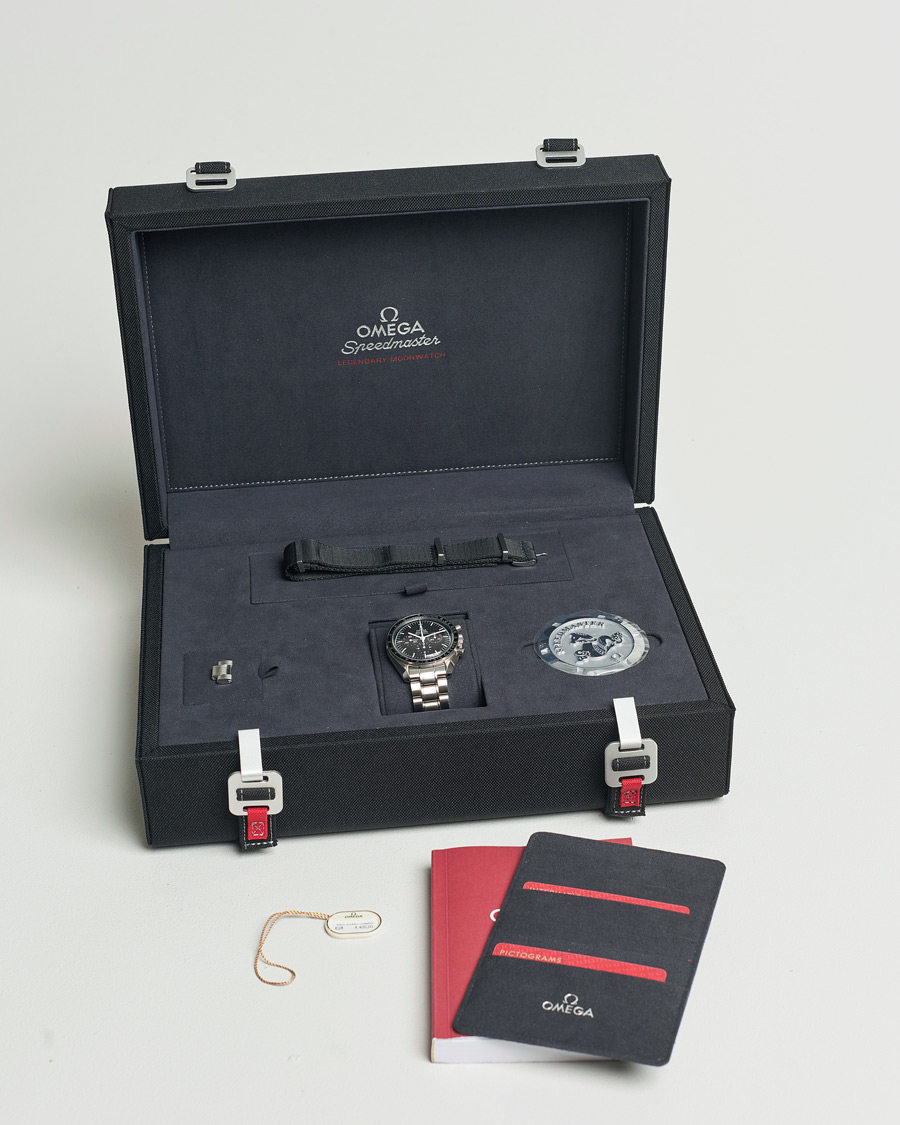 Herren | Omega Pre-Owned Speedmaster Moonwatch PRO 005 Steel Black Silver | Omega Pre-Owned | Speedmaster Moonwatch PRO 005 Steel Black Silver