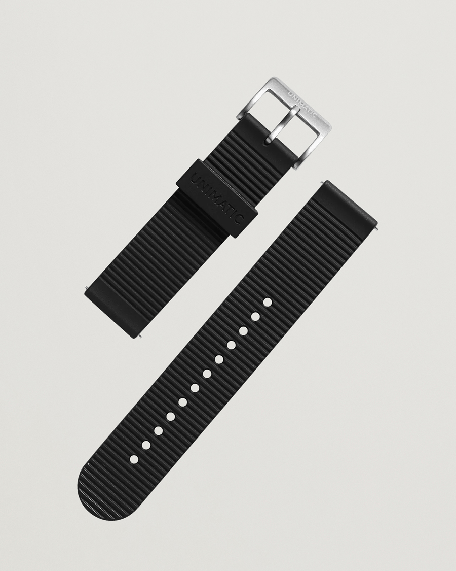 Herren | UNIMATIC TPU Quick Relese 22mm Strap Black | UNIMATIC | TPU Quick Relese 22mm Strap Black