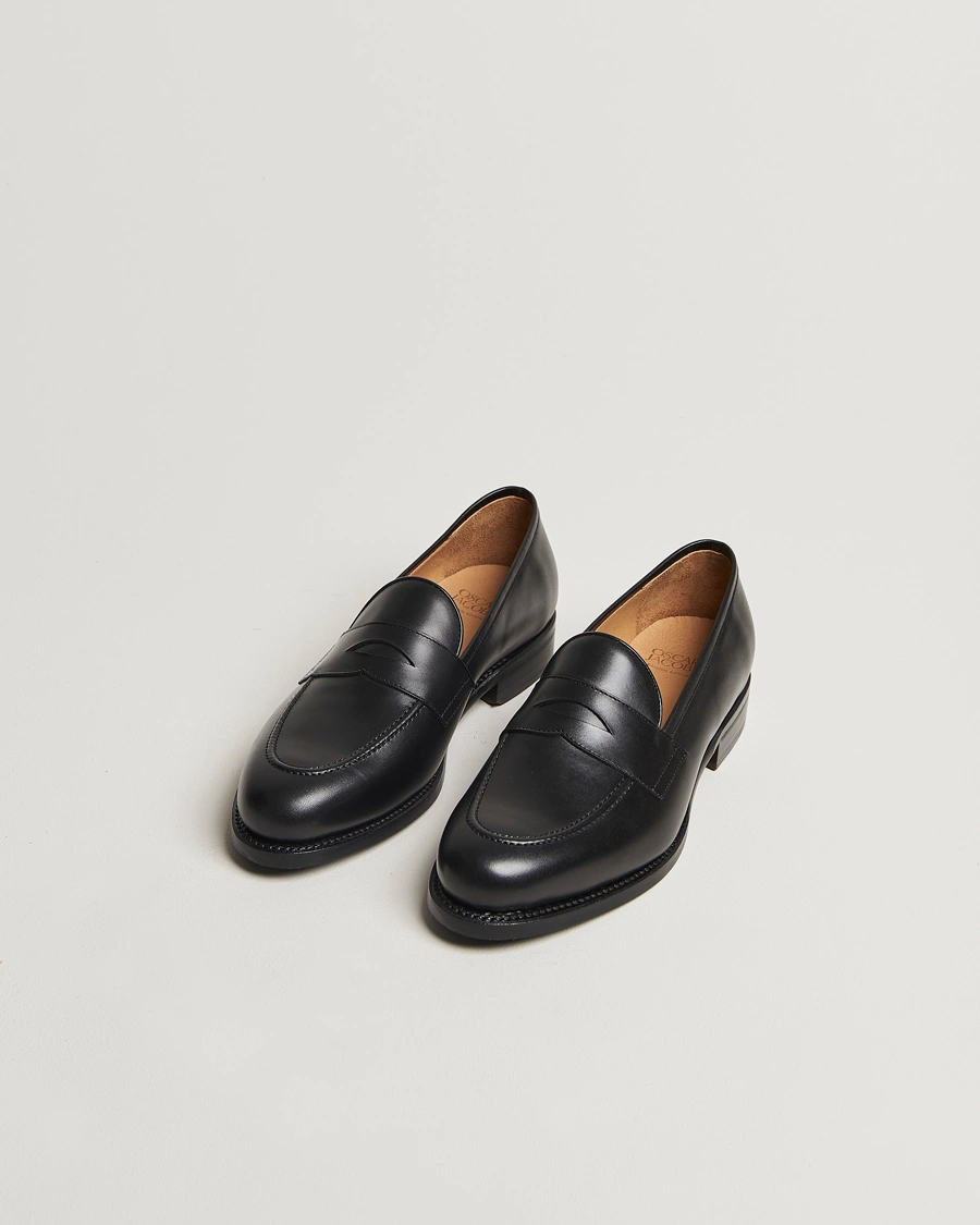 Herren | Loafer | Oscar Jacobson | Penny Loafers Black