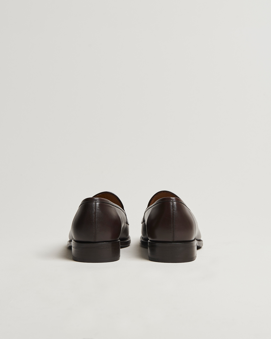 Herren | Loafer | Oscar Jacobson | Penny Loafers Dark Mud Brown