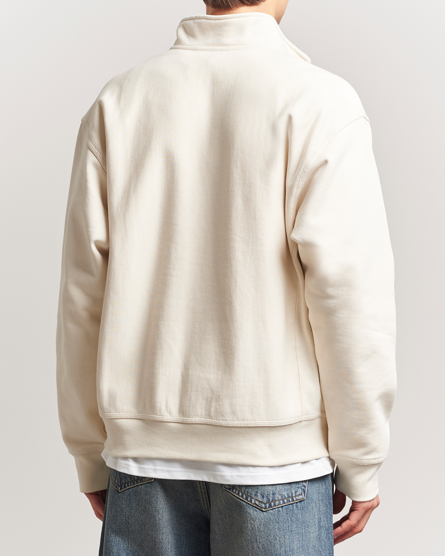 Herren | Pullover | Carhartt WIP | American Script Half Zip Sweatshirt Natural