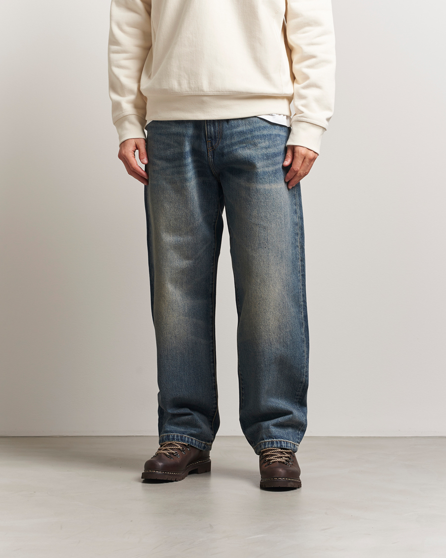 Herren | Jeans | Carhartt WIP | Landon Pant Smith Denim Blue Worn