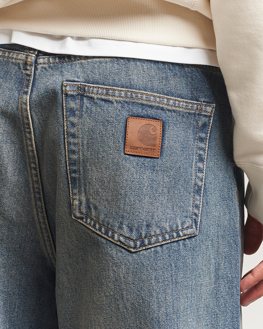 Herren | Jeans | Carhartt WIP | Landon Pant Smith Denim Blue Worn