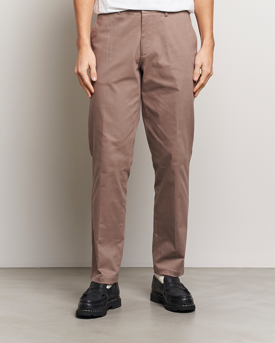 Herren | Hosen | LES DEUX | Como Reg Cotton Pants Walnut