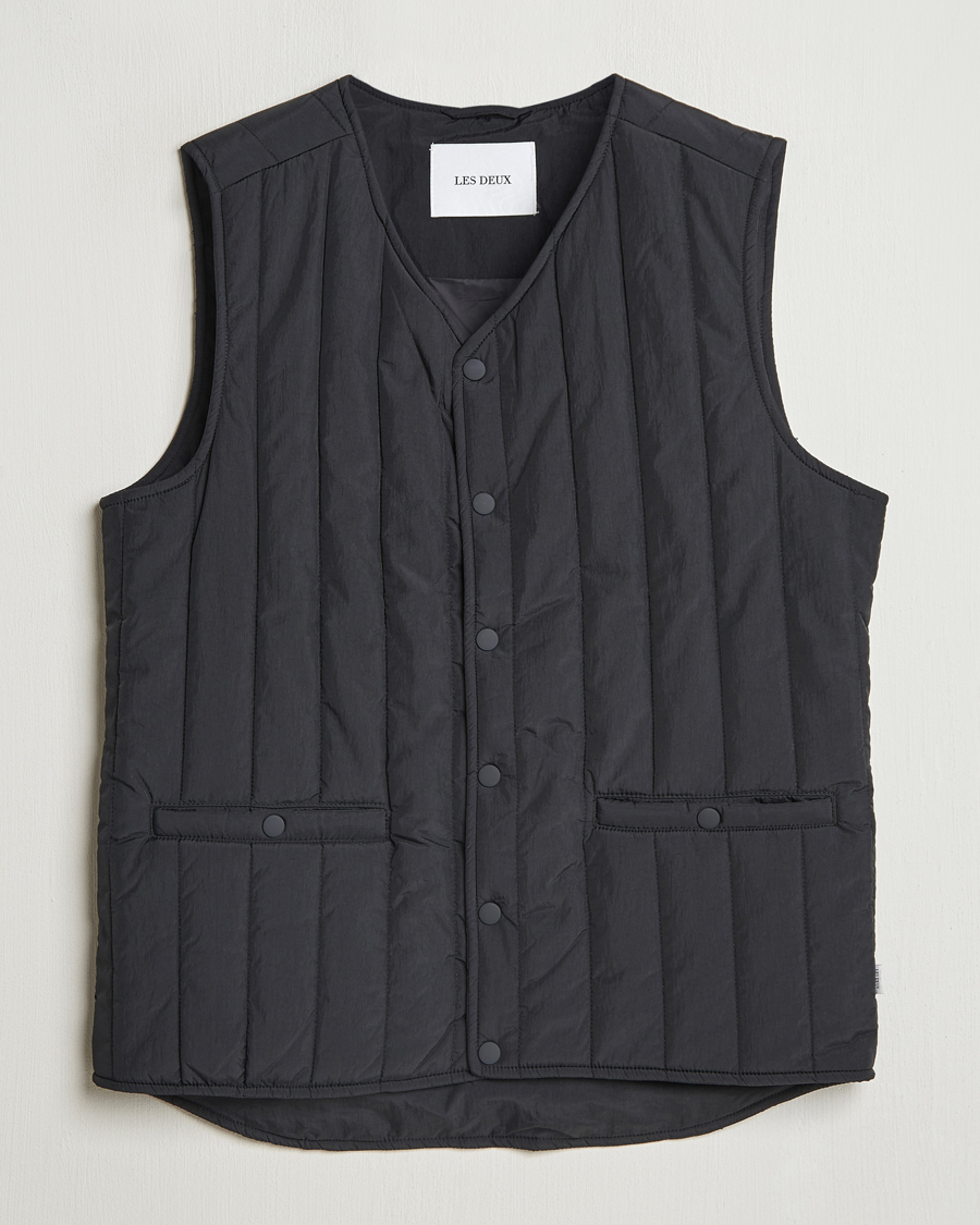 Herren | Westen | LES DEUX | Martin Nylon Paded Vest Black