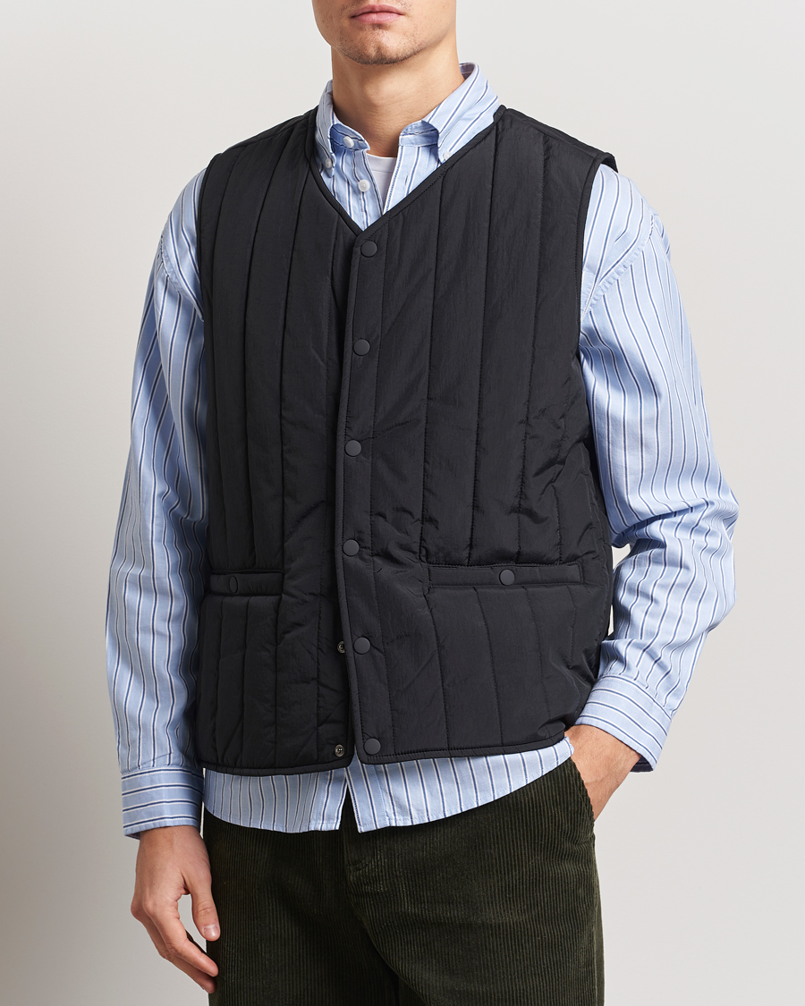 Herren | Westen | LES DEUX | Martin Nylon Paded Vest Black