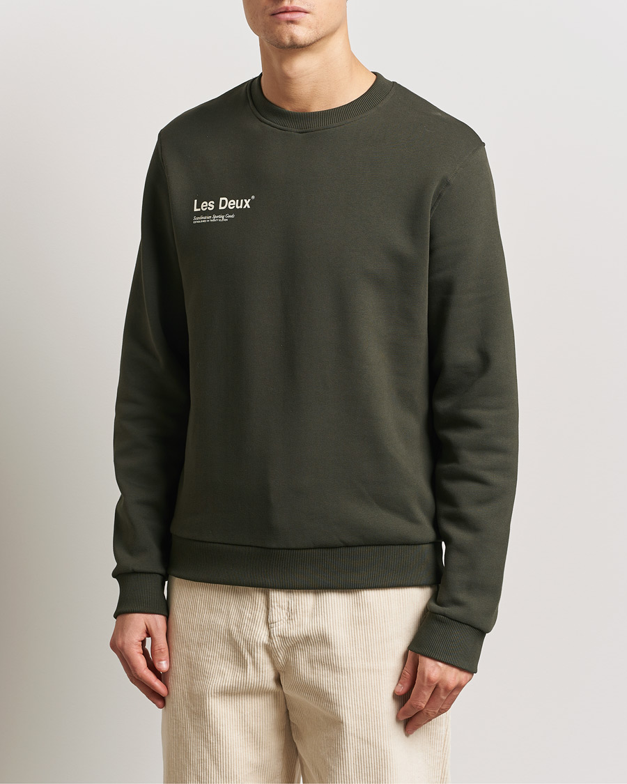 Herren | Pullover | LES DEUX | Brody Printed Sweatshirt 2.0 Rosin