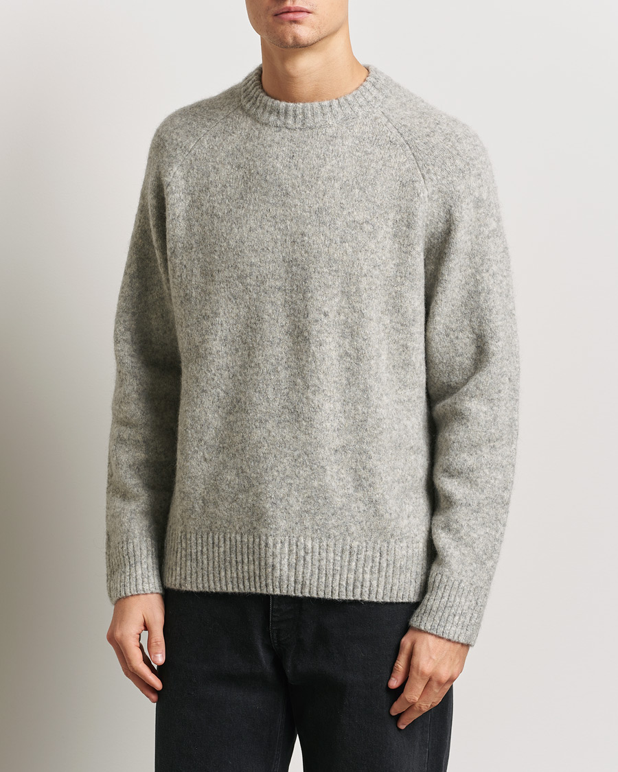 Herren | Pullover | LES DEUX | Gilbert Roundneck Knit Light Grey Melange