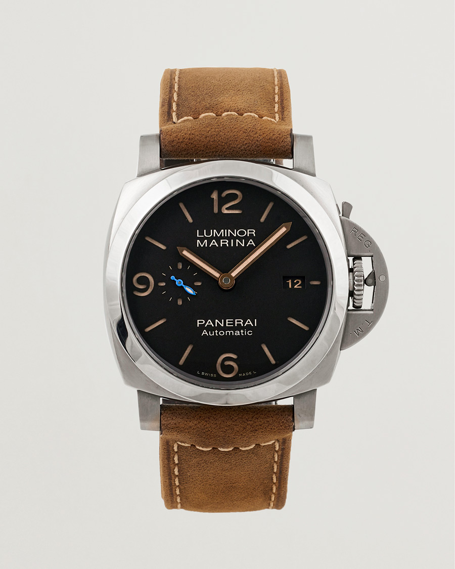 Herren | Panerai Pre-Owned Luminor Marina PAM01351 Silver | Panerai Pre-Owned | Luminor Marina PAM01351 Silver