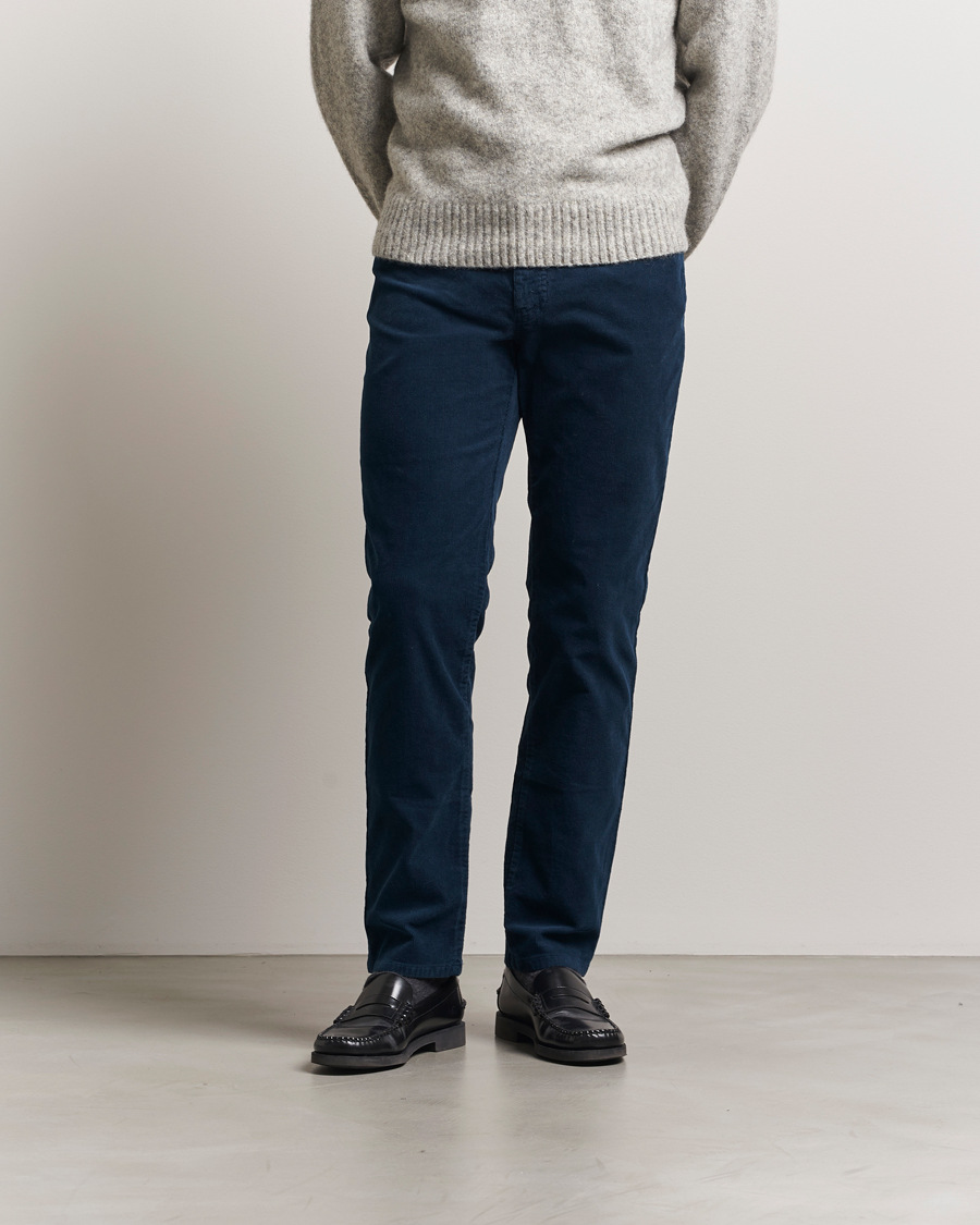 Herren | Hosen | NN07 | Tony Corduroy 5-Pocket Pants Navy Blue