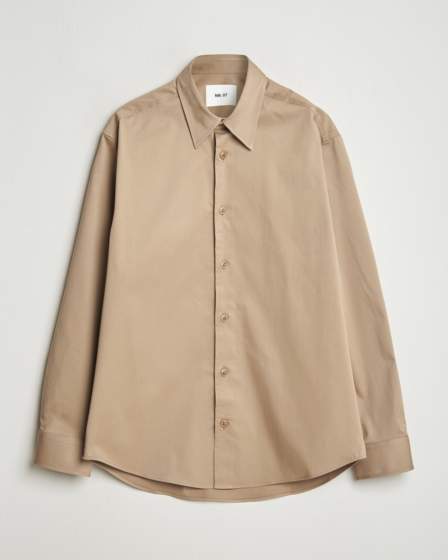 Herren | Hemden | NN07 | Quinsy Cotton Overshirt Timber Wolf