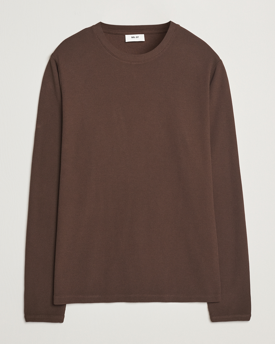 Herren | Pullover | NN07 | Clive Knitted Sweater Demitasse Brown
