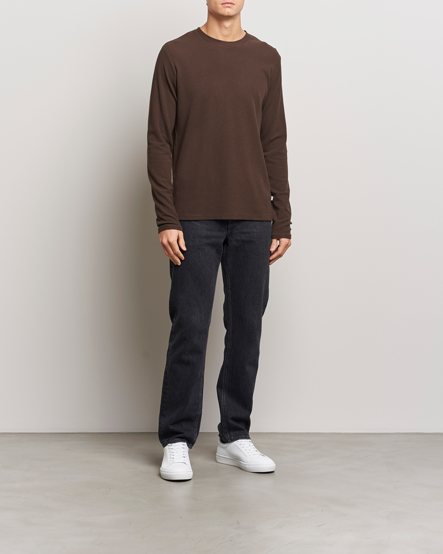 Herren | Pullover | NN07 | Clive Knitted Sweater Demitasse Brown