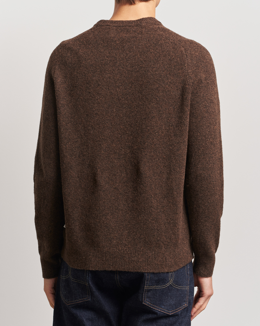 Herren | Pullover | NN07 | John Wool Knitted Sweater Demitasse Brown