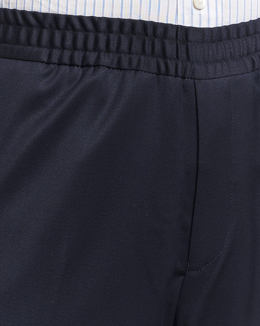 Herren | Hosen | Filippa K | Theo Relaxed Wool Trousers Navy