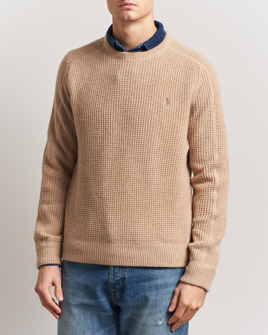 Herren | Pullover | Polo Ralph Lauren | Wool/Alpaca Knitted Sweater Dune Melange