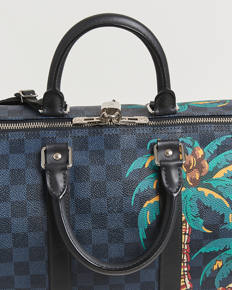 Herren | Louis Vuitton Pre-Owned Keepall Bandoulière 45 Damier Cobalt Jungle | Louis Vuitton Pre-Owned | Keepall Bandoulière 45 Damier Cobalt Jungle