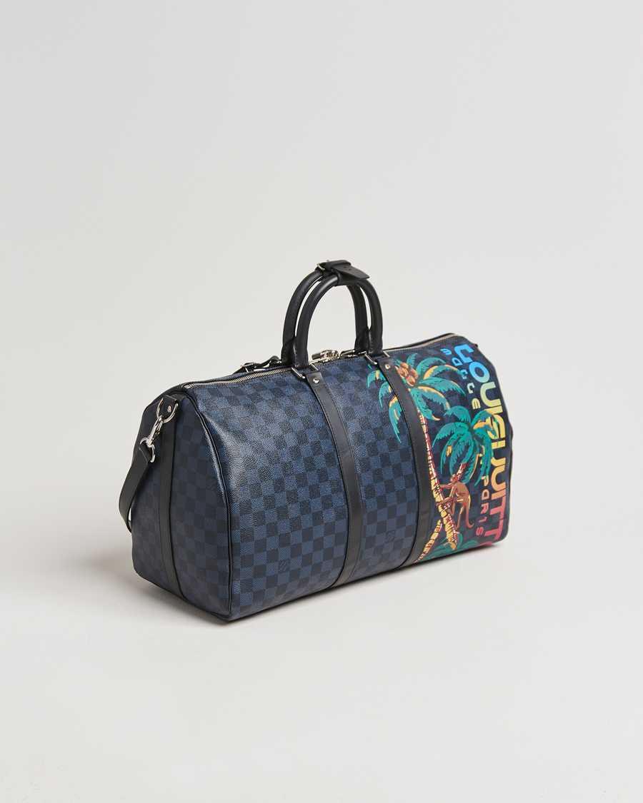 Herren | Louis Vuitton Pre-Owned Keepall Bandoulière 45 Damier Cobalt Jungle | Louis Vuitton Pre-Owned | Keepall Bandoulière 45 Damier Cobalt Jungle