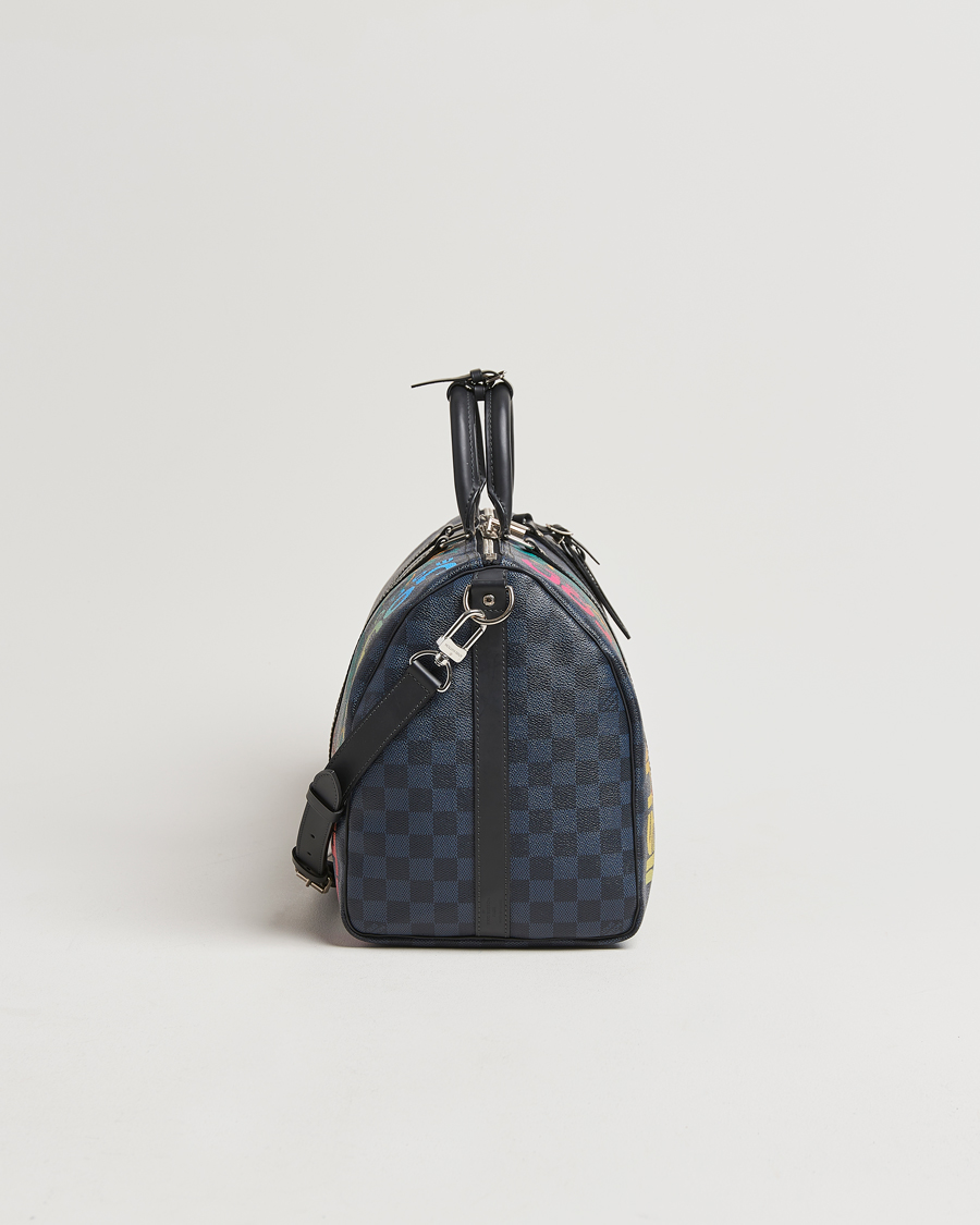 Herren | Louis Vuitton Pre-Owned Keepall Bandoulière 45 Damier Cobalt Jungle | Louis Vuitton Pre-Owned | Keepall Bandoulière 45 Damier Cobalt Jungle