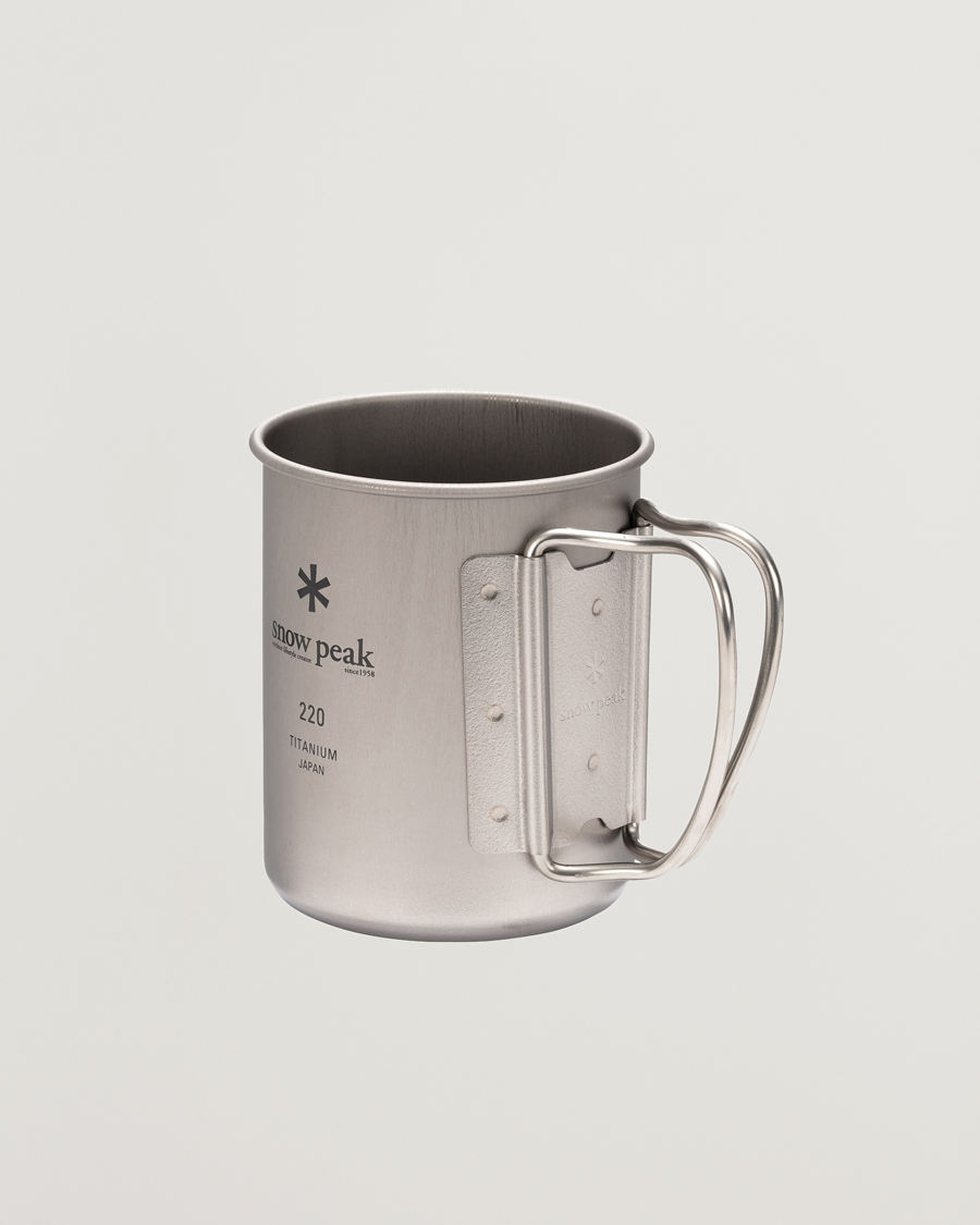 Herren | Outdoor living | Snow Peak | Single Wall Mug 220 Titanium